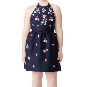 NWT Kate Spade Halter Floral Embroidered SZ 16